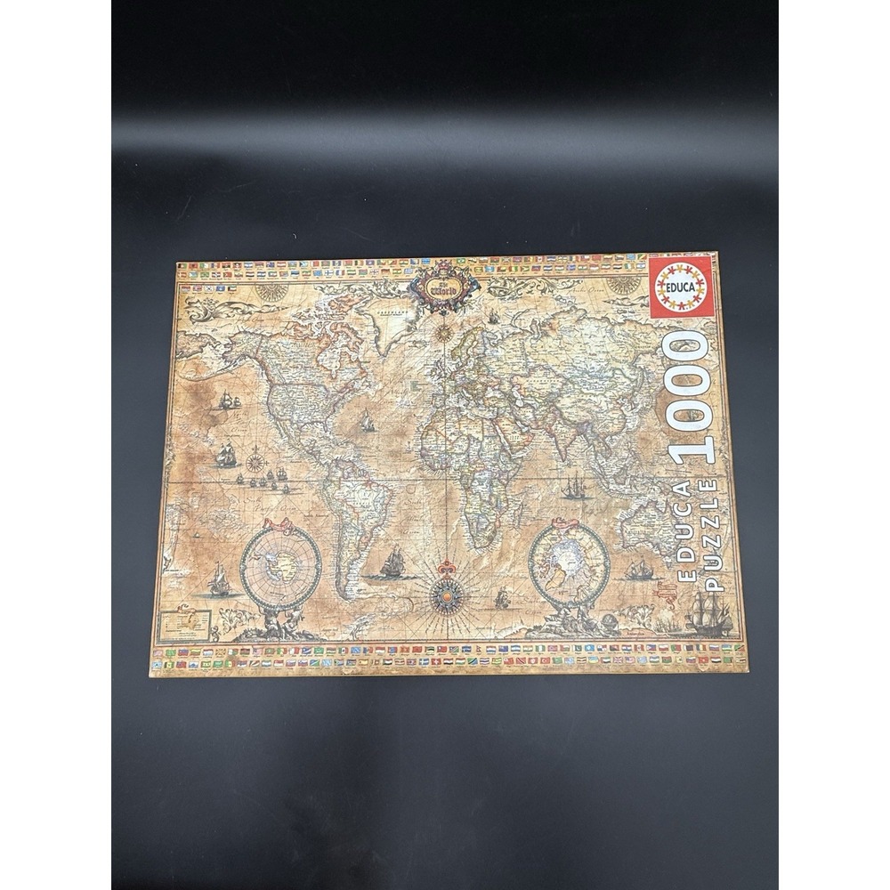 Educa 1000 Piece Mini Puzzle Political Map of the World